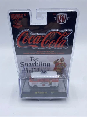 M2 Machines Coca Cola Coke SC01 18-36 1960 Volkswagen VW Delivery Van Red - Image 1 of 4