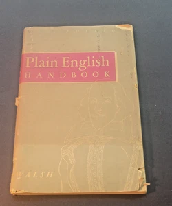 Plain English Handbook- A Complete Guide To Good English-VINTAGE 1946 - Picture 1 of 6