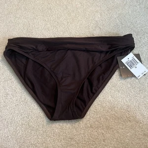 La Blanca Separates Brown Swimsuit Bottom Pants Shorts Size 12 Bathing Suit NWT - Picture 1 of 5