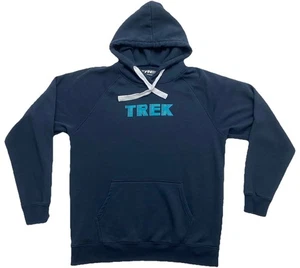 trek cycling Unisex Hoodie 80s Fade Blue Pullover 2XL - Picture 1 of 6