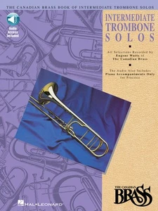 Canadian Brass Book of Intermediate Trombone Solos with Piano Sheet Music Audio - Picture 1 of 1