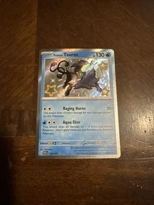 Pokémon Near Mint Scarlet & Violet Paldean Fates Paldean Tauros 120/091 Englisch - Bild 1 von 2