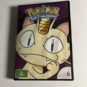 Pokemon - Johto League Champions (DVD, 2001, 6-Disc) Region 4 - Picture 1 of 7