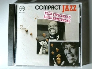 Ella Fitzgerald & Louis Armstrong Compact Jazz CD 1988 Classic Vocal Jazz Verve - Picture 1 of 3