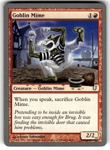 Goblin Mime Unhinged Regular MTG - Picture 1 of 2
