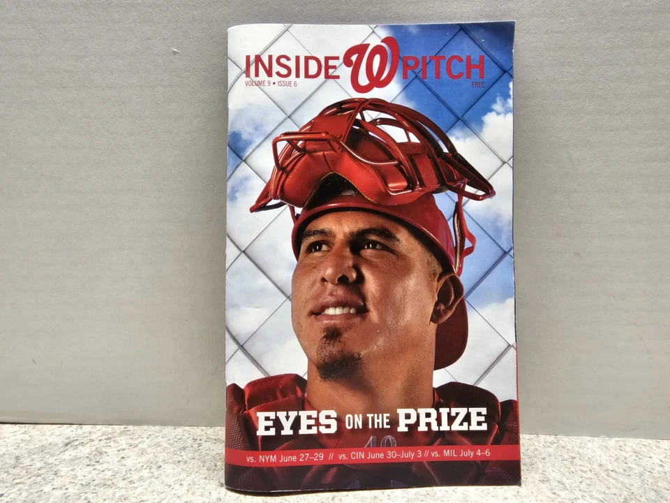 Washington Nationals MLB 2016 Program June 27 - July 6 - Image 1 of 4