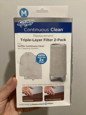 Swiffer Continuous Clean System Replacement Filters - White, Pack of 2 (SYFM12) - Image 1 of 2