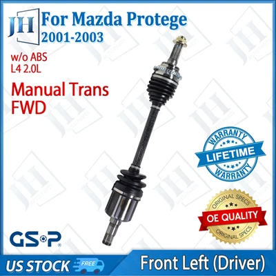 OE Front Left Driver CV Axle Shaft For 2001-03 Mazda Protege FWD Manual W/O ABS - Image 1 of 4