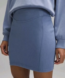 Lululemon Scuba HR Mini Skirt Oasis Blue Women’s XL NWT Sporty Casual High-Rise - Picture 1 of 10
