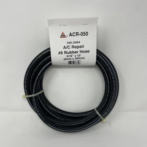 AGS ACR050 SAE J2064 #6 Rubber Hose 5/16”x10’ - Picture 1 of 4