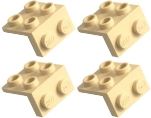 Falta Lego Brick 44728 Bronceado x 4 Soporte 1 x 2 - 2 x 2 - Imagen 1 de 2