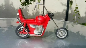 VINTAGE MOTORCYCLE MUSTANG CHOPPER 80's TOY HOLLOW PLASTIC LARGE TOY KJ-1982 - Picture 1 of 12