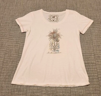 Margaritaville Women’s Size M White Summer T-Shirt - Image 1 of 4