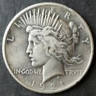 1921 $1 Peace Silver Dollar