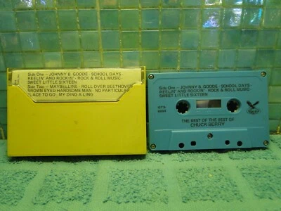 Best Of The Best Of Chuck Berry AQUA Cassette Tape TESTED -EXTRA TAPES SHIP FREE - Image 1 of 3