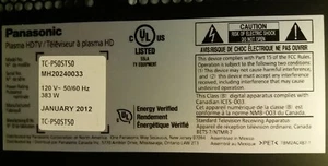 ALL PARTS OR ANY, PANASONIC TC-P50ST50 50" LED HDTV CRACKED SCREEN - Picture 1 of 2