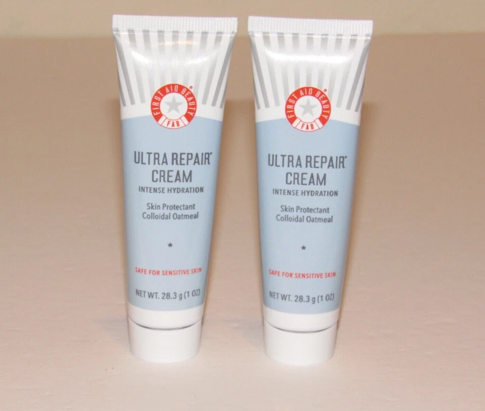 2 First Aid Beauty Ultra Crema Reparadora Hidratación Intensa 1 OZ Cada 2 OZ TOTAL Foto 1 de 1