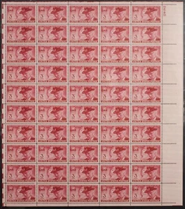 Scott #985 Sheet of 50 MNHOG 1949 3 Cent MSA05_985 - Picture 1 of 2