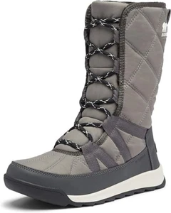 Sorel Whitney II Tall Lace Waterproof Women's Boots Insulated Quarry Gray 8 - Picture 1 of 5