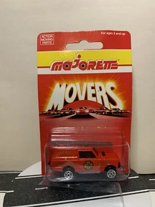 Majorette Movers #240 Range Rover Fire Dept. District 3 Red w/Ladder 1:60 NIP - Picture 1 of 20