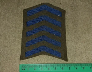 WW1 - WW2 OVERSEAS SERVICE CHEVRONS - AUSTRALIAN ARMY ISSUE 5 BAR MINT UNISSUED - Picture 1 of 1