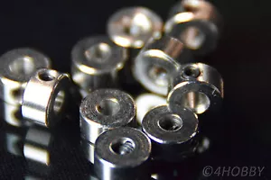 10x Distanzringe Abstandhalter 3 mm Welle Wellenringe Wellenhalter Stahl RC - Bild 1 von 3