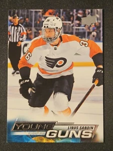 22-23 Upper Deck Linus Sandin Young Guns Rookie 🚨🚨🚨 Philadelphia Flyers - Picture 1 of 2