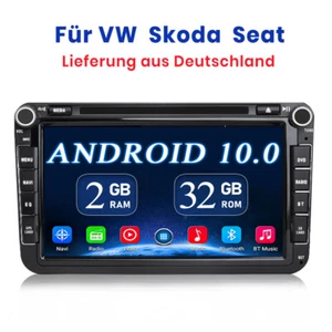 junsun 8 Zoll Für VW Golf 5 6 Passat Scirocco Rapid Android 10 Autoradio 2+32GB - Bild 1 von 11