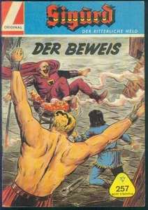 Sigurd Der ritterliche Held Nr.257 mit Sammelmarke - TOP Z1 ORIGINAL LEHNING - Bild 1 von 3