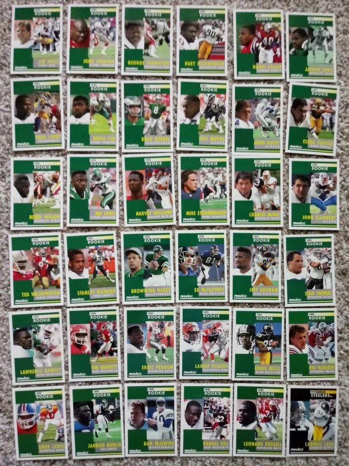 1991 Pinnacle Football Singles #'s 211-415. Your Choice. Choose from Drop Down. - Image 1 of 1