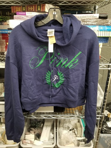 UNDERCOVER Felpa con cappuccio Victoria's Secret 11234614 in pile di tutti i giorni taglia L Navy di mezzanotte