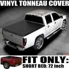 For 94-03 Chevy S10/Sonoma 6 Ft 72" Bed Hidden Snap On Soft Vinyl Tonneau Cover