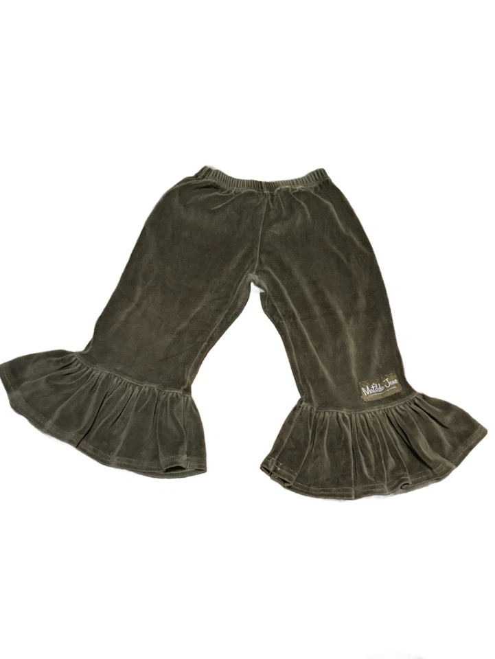 Volantes de terciopelo Matilda Jane Back To School Velma - verde oliva - talla 4 Foto 1 de 1