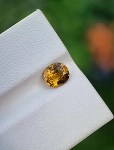 Epidote Stone Eye Clean Certified Natural Loose Faceted Untreated From Pakistan - Imagen 1 de 6