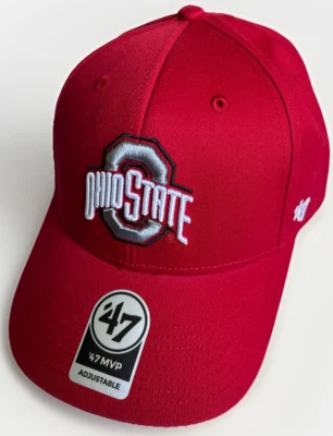 Chapéu ajustável Ohio State Buckeyes '47 marca MVP | OSFA vermelho - Imagem 1 de 4