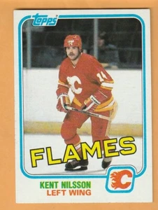 Kent Nilsson Calgary Flames 1981-82 Topps #24 12P - Imagen 1 de 2