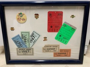 Minnesota Twins 1987 World Series Coca-Cola Space Passes