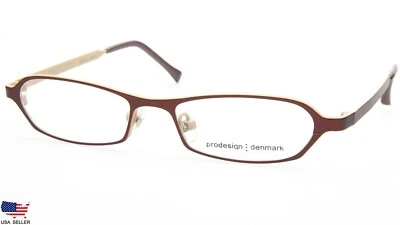 NUEVO MARCO DE GAFAS PRODESIGN DINAMARCA 1217 c.5031 MARRÓN 46-15-125 B22mm Japón Foto 1 de 4