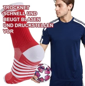 3 Paar Grip Socken Fußball Anti Rutsch Sportsocken Nylon feuchtigkeitsableitend Anti Blasen - Bild 1 von 7