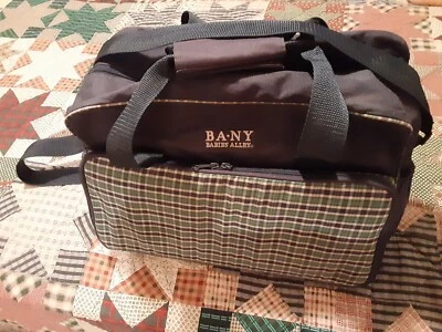 BANY BABIES ALLEY BABY BAG DIAPER CHANGING PAD TOTE BLUE - Image 1 of 4
