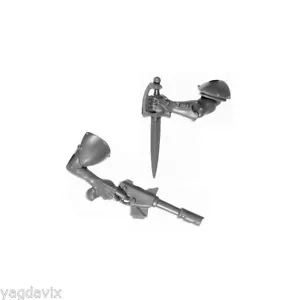 NCES28 PAIRE BRAS PISTOLET LASER/STYLET ESCHER BITZ NECROMUNDA UNDERHIVE 22-35 - Bild 1 von 1