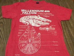 Camiseta Pequeña Star Wars Halcón Milenario Diagrama Plano - Imagen 1 de 5