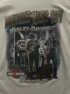 Harley-Davidson H-D T-Shirt "Boswell's Music City" Nashville, TN Tennessee EXC - Bild 1 von 6
