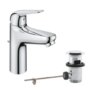 Swift Miscelatore monocomando per lavabo Taglia M cromo 24328001 - Foto 1 di 24