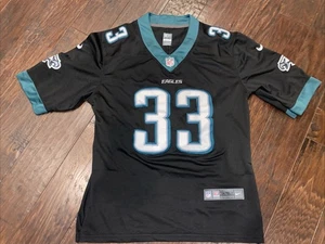 Maglia Cooper DeJean nera grande Philadelphia Eagles cucita #33 - Foto 1 di 4