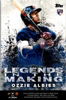 2018 Topps Legends in the Making (Series 2) #LITM-4 Ozzie Albies - Image 1 of 2