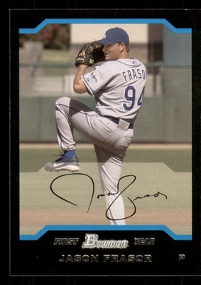 2004 Bowman Jason Frasor #213  FY, RC Los Angeles Dodgers - Image 1 of 2