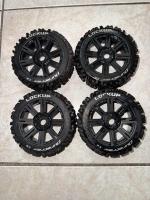 Used 1/8 Scale Rc Wheels and Tires  - Image 1 of 3