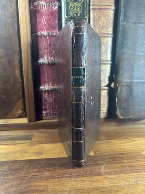 Manuscript - Itinerant Preacher, Circa 1750, W/ Original Tooled Leather - Image 1 of 4