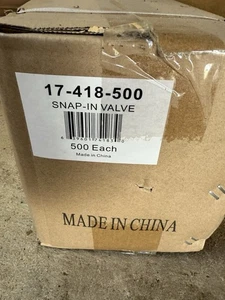 500 PCS TR418 Tire Valve Stems Snap-In Rim Hole Dia. Inch 0.453 Length: 2" - Picture 1 of 2